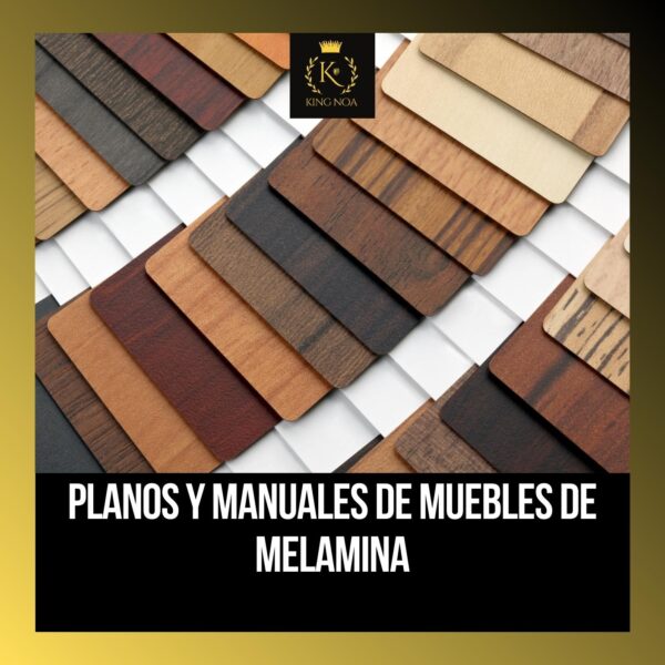 Planos y Manuales de Muebles de Melamina